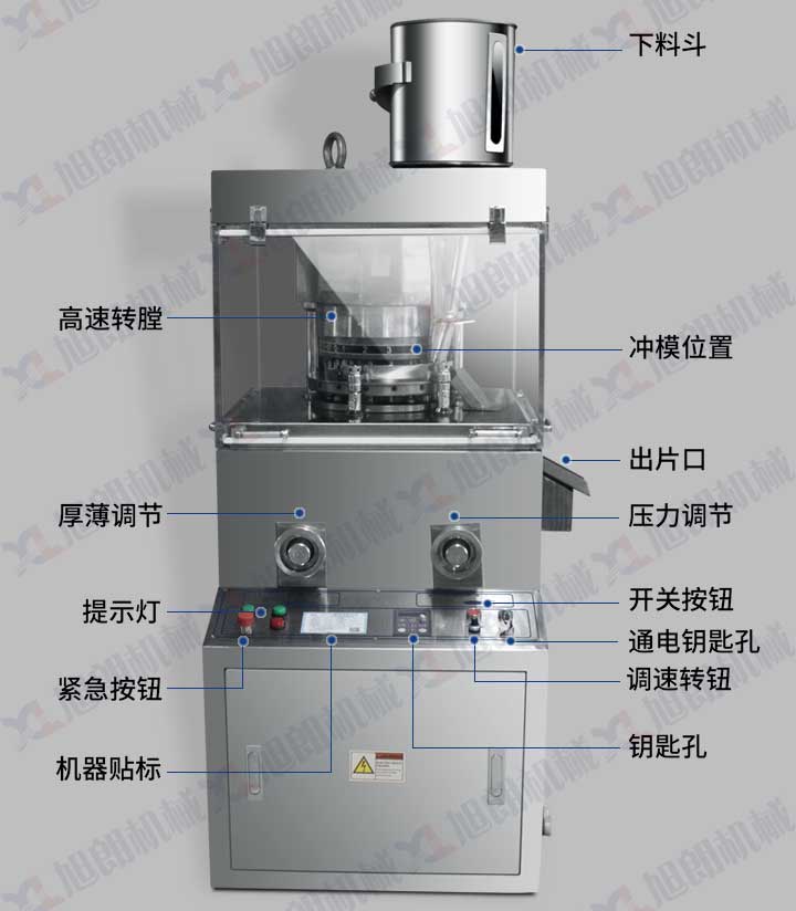 不銹鋼旋轉(zhuǎn)式壓片機